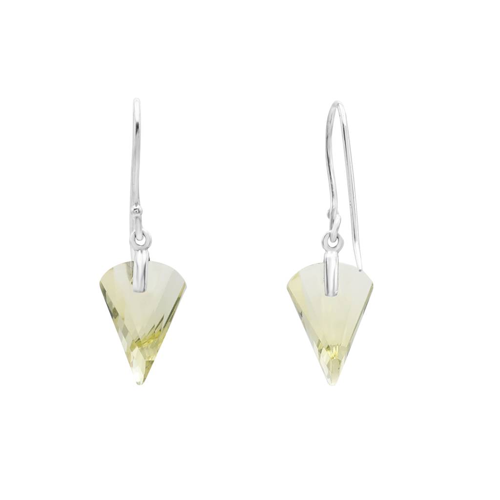 Lemon Topaz Hanging Earrings : E2859