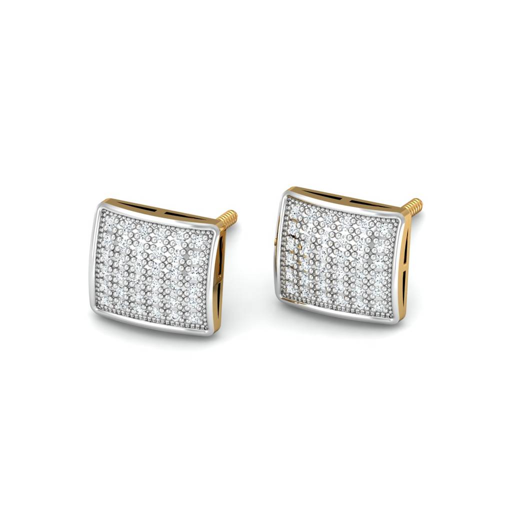 KuberBox 18K Yellow Gold Ekin Earrings