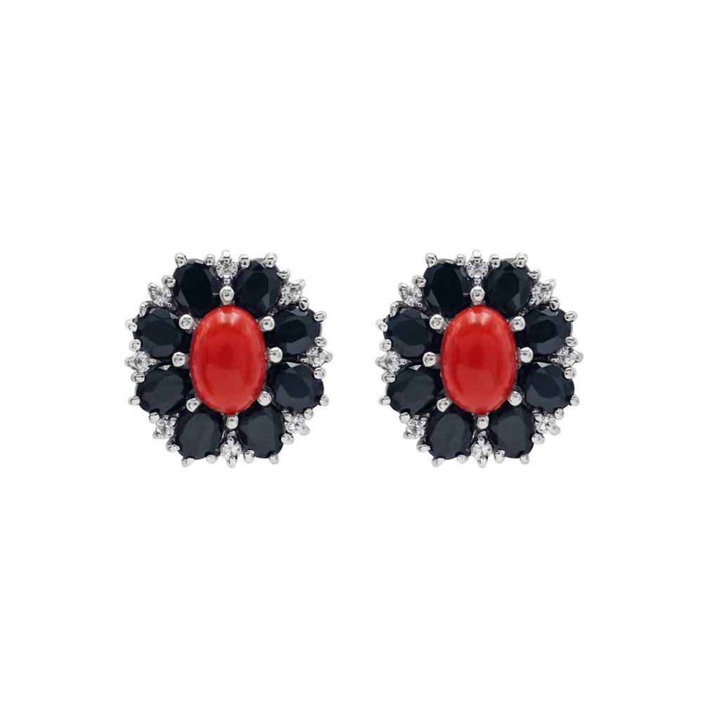 Crimson Night Studs : E2994