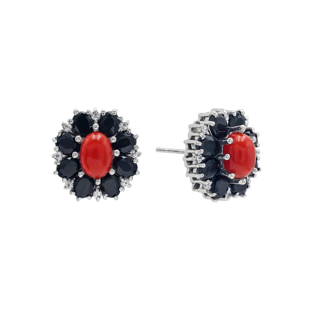 Crimson Night Studs : E2994