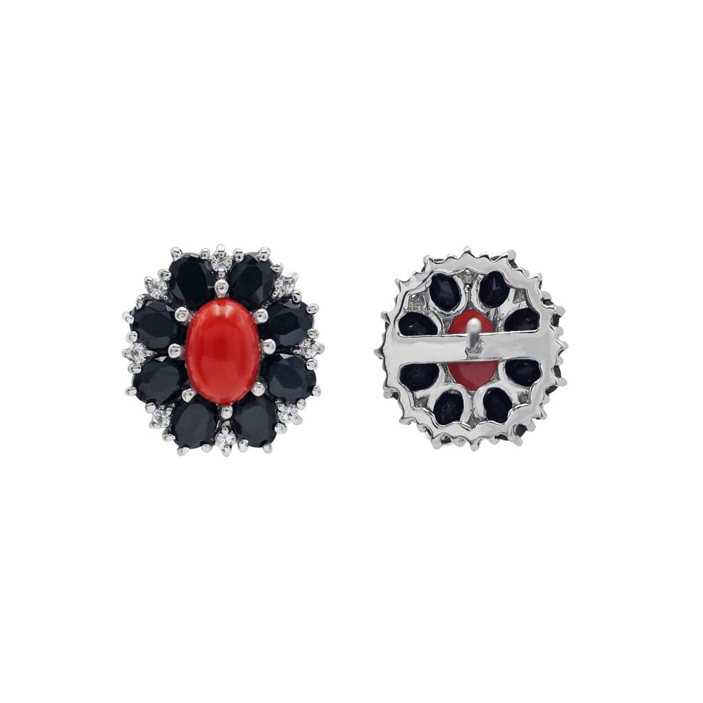 Crimson Night Studs : E2994