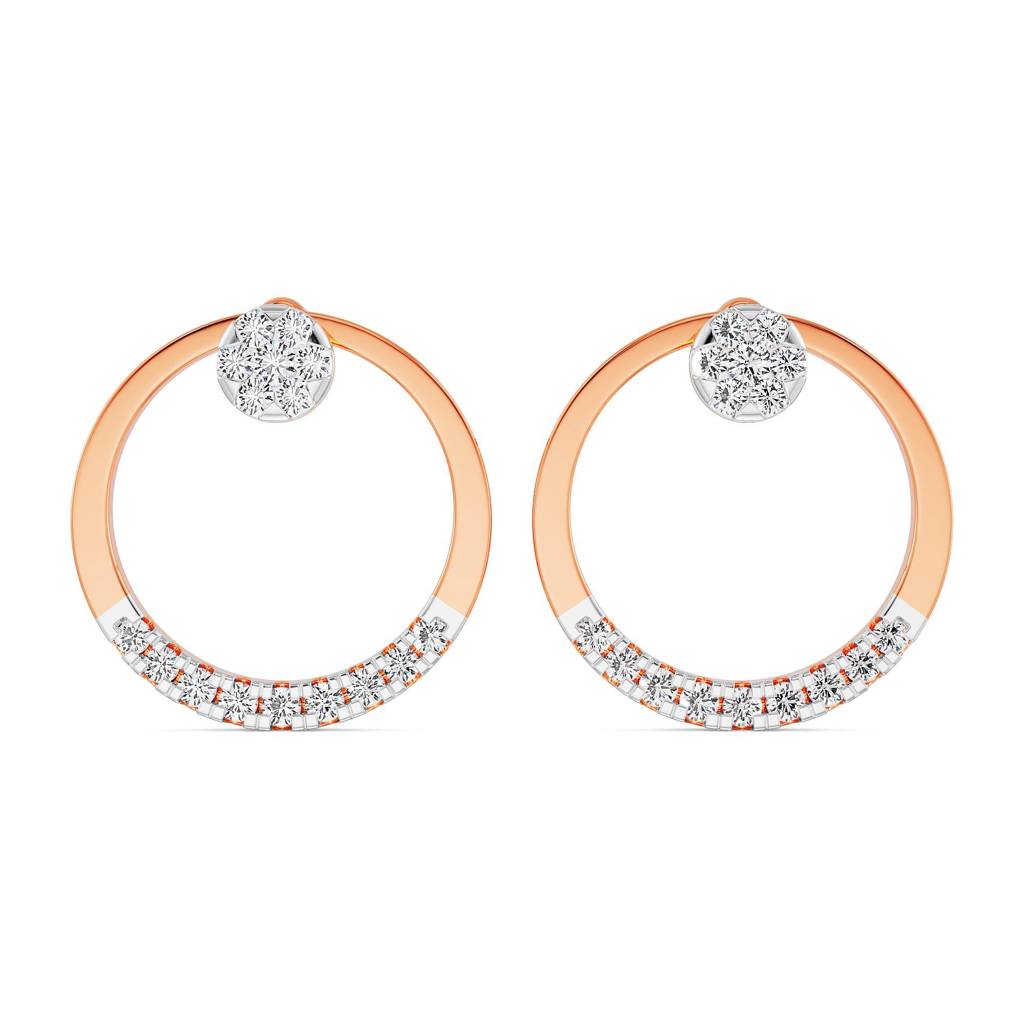 Brilliant Orbit Diamond Earrings