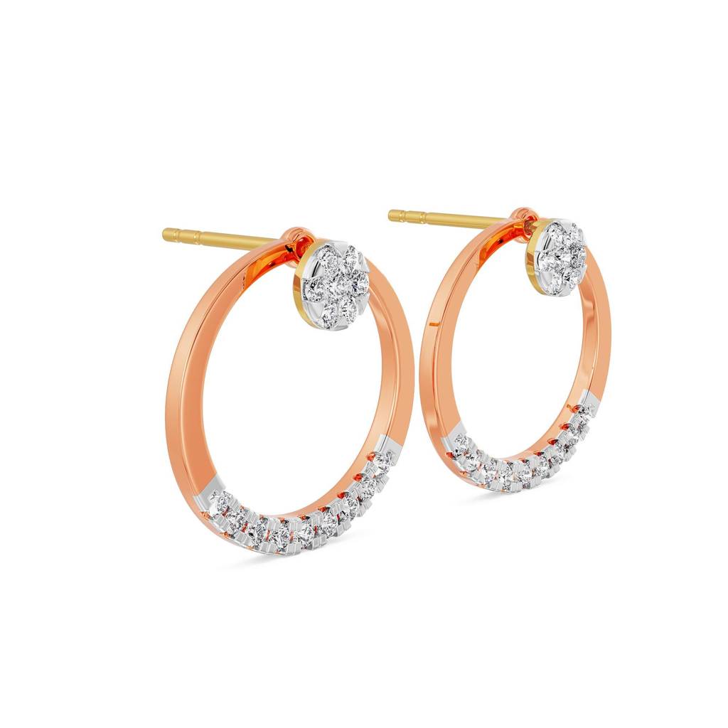 Brilliant Orbit Diamond Earrings