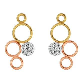 Fivefold Sparkle Diamond Earrings : E640
