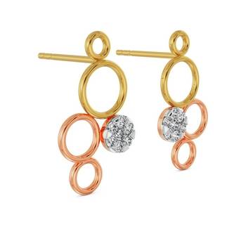 Fivefold Sparkle Diamond Earrings : E640