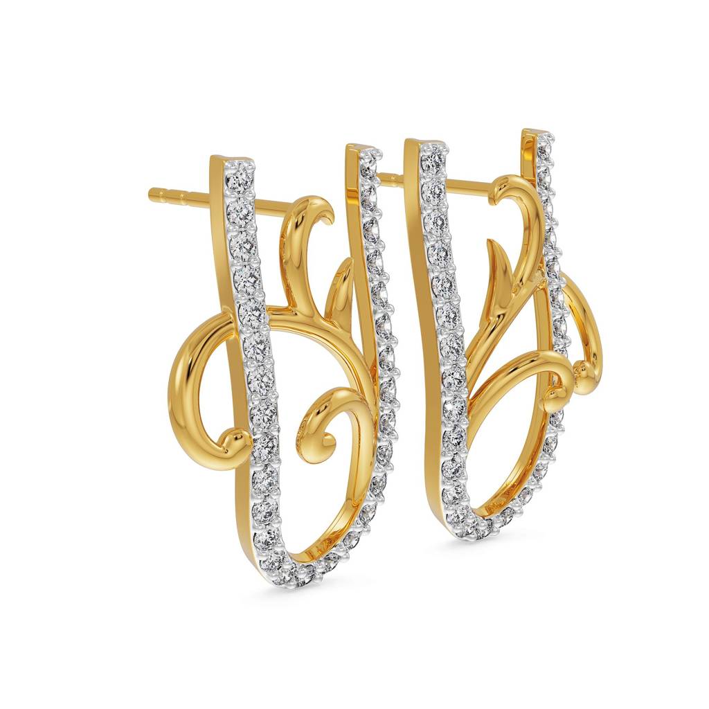 U Fusion Diamond Earrings