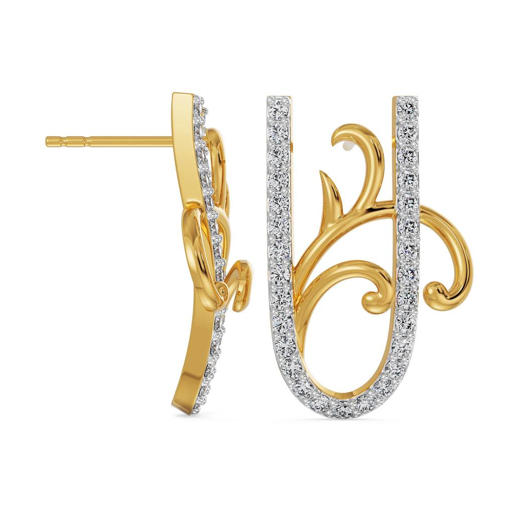 U Fusion Diamond Earrings