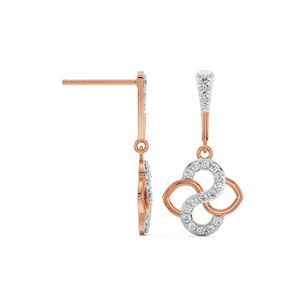 S-Curve Brilliance Diamond Studs