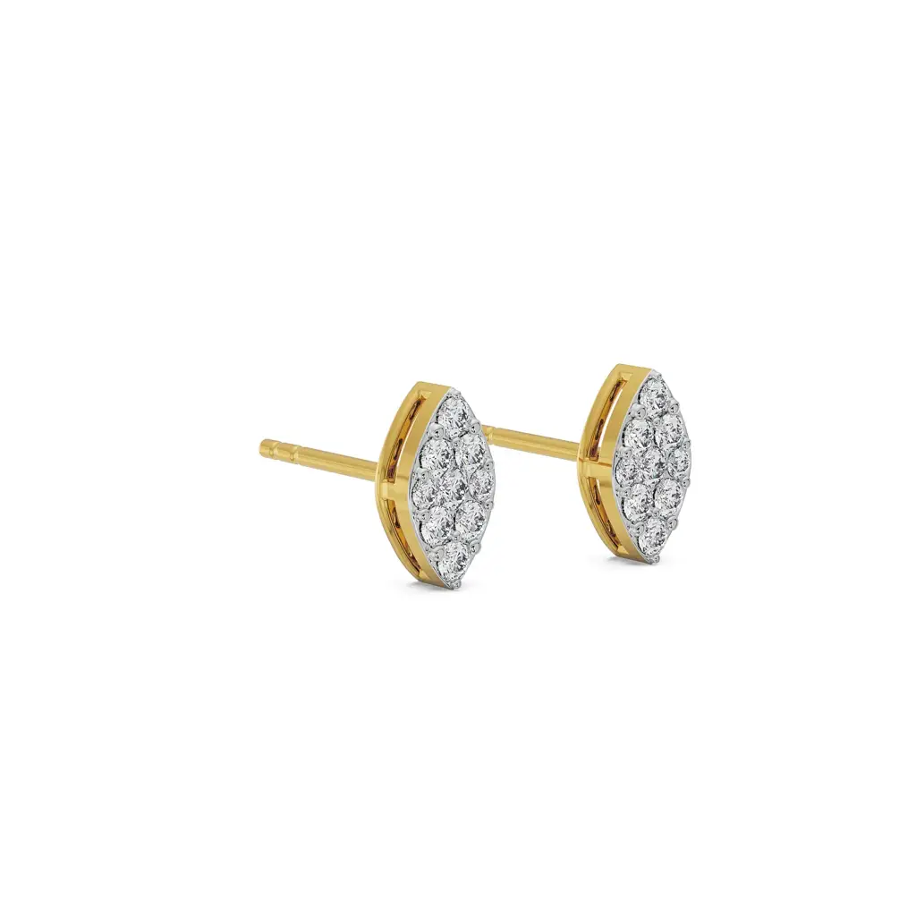 Leafy Delight Diamond Studs