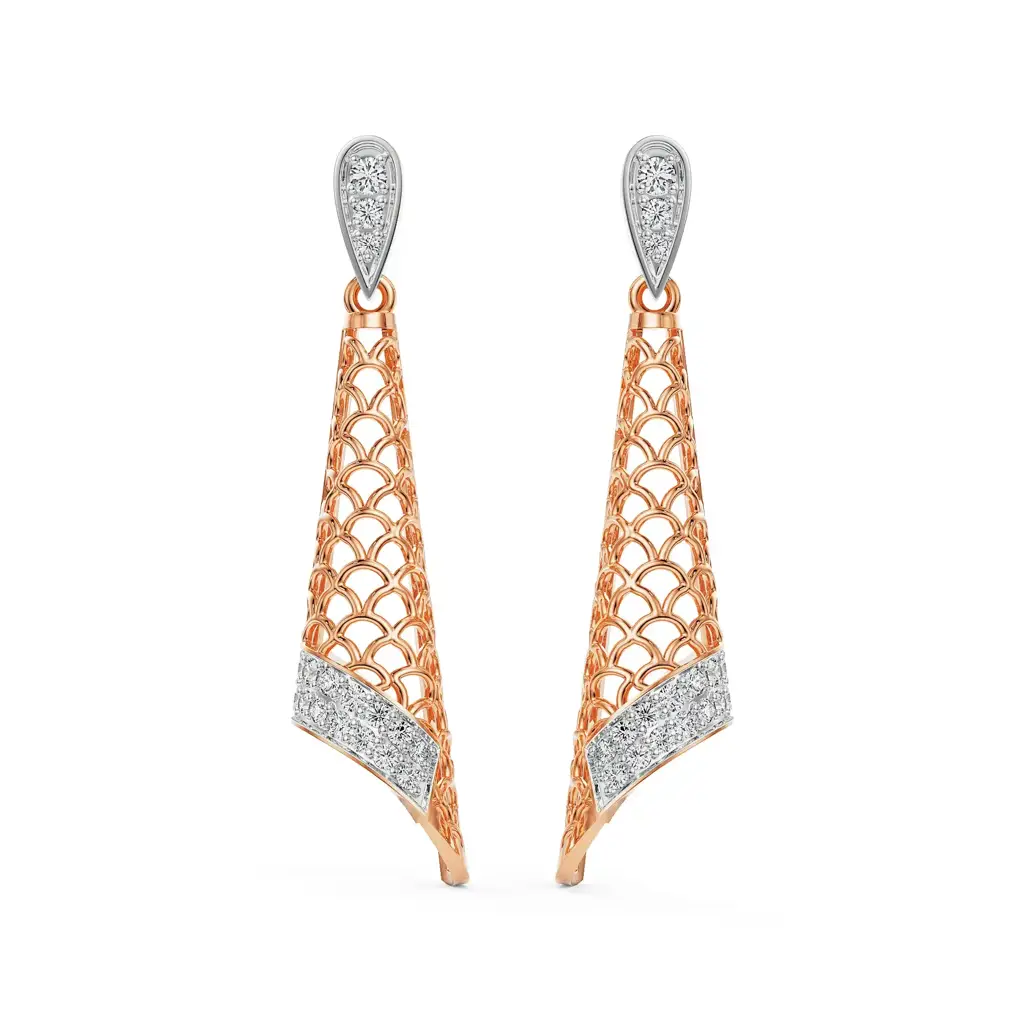 Opulent Diamond Drop Earrings