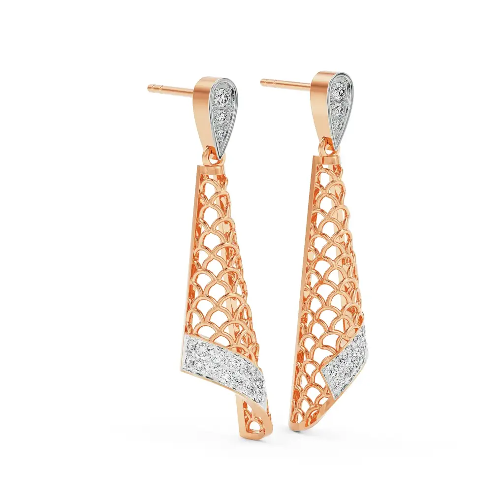Opulent Diamond Drop Earrings