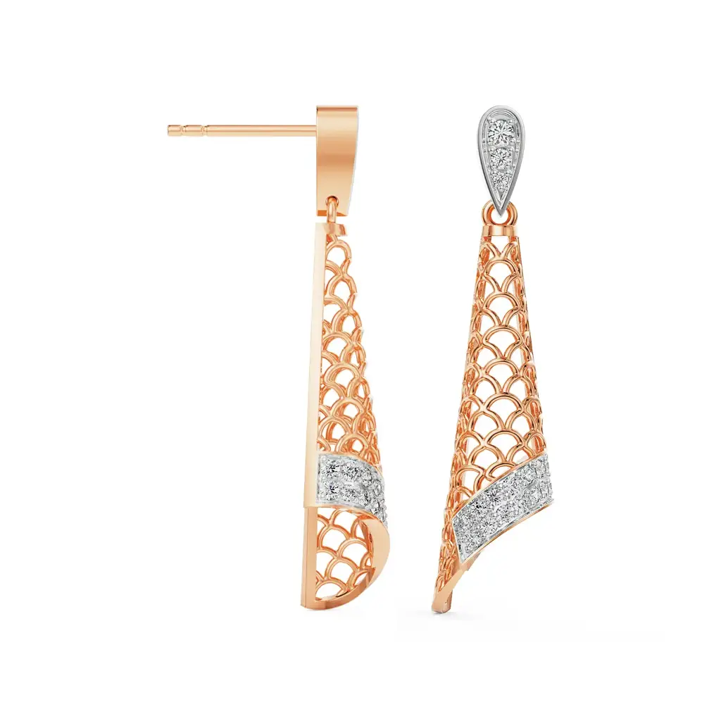 Opulent Diamond Drop Earrings