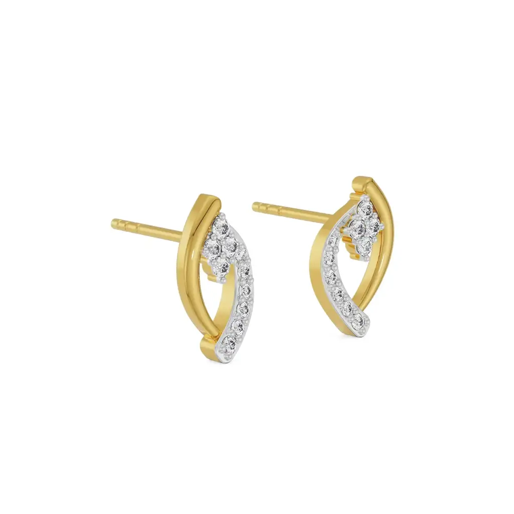 Leaf Symphony Diamond Studs