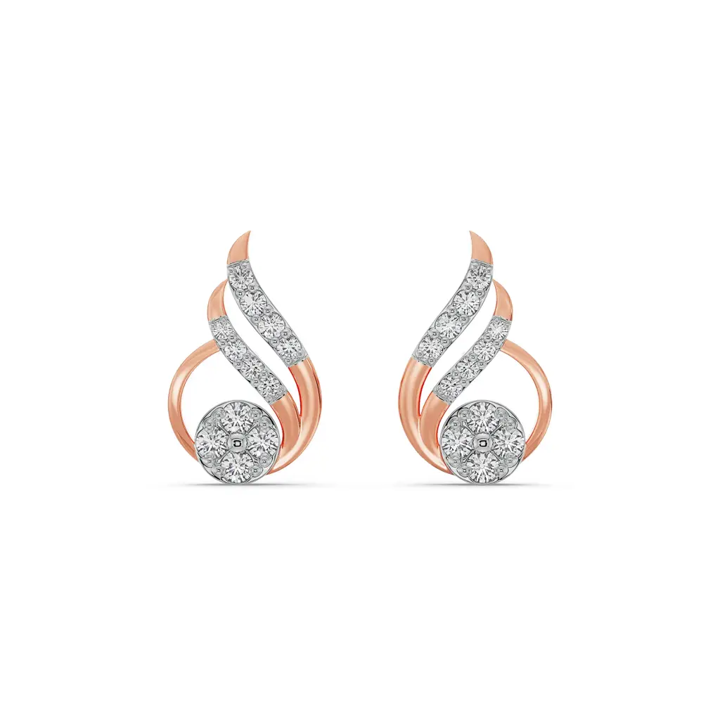 Fern Diamond Earrings