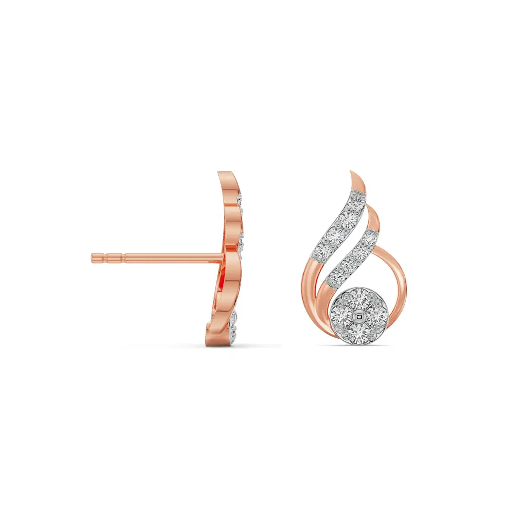 Fern Diamond Earrings