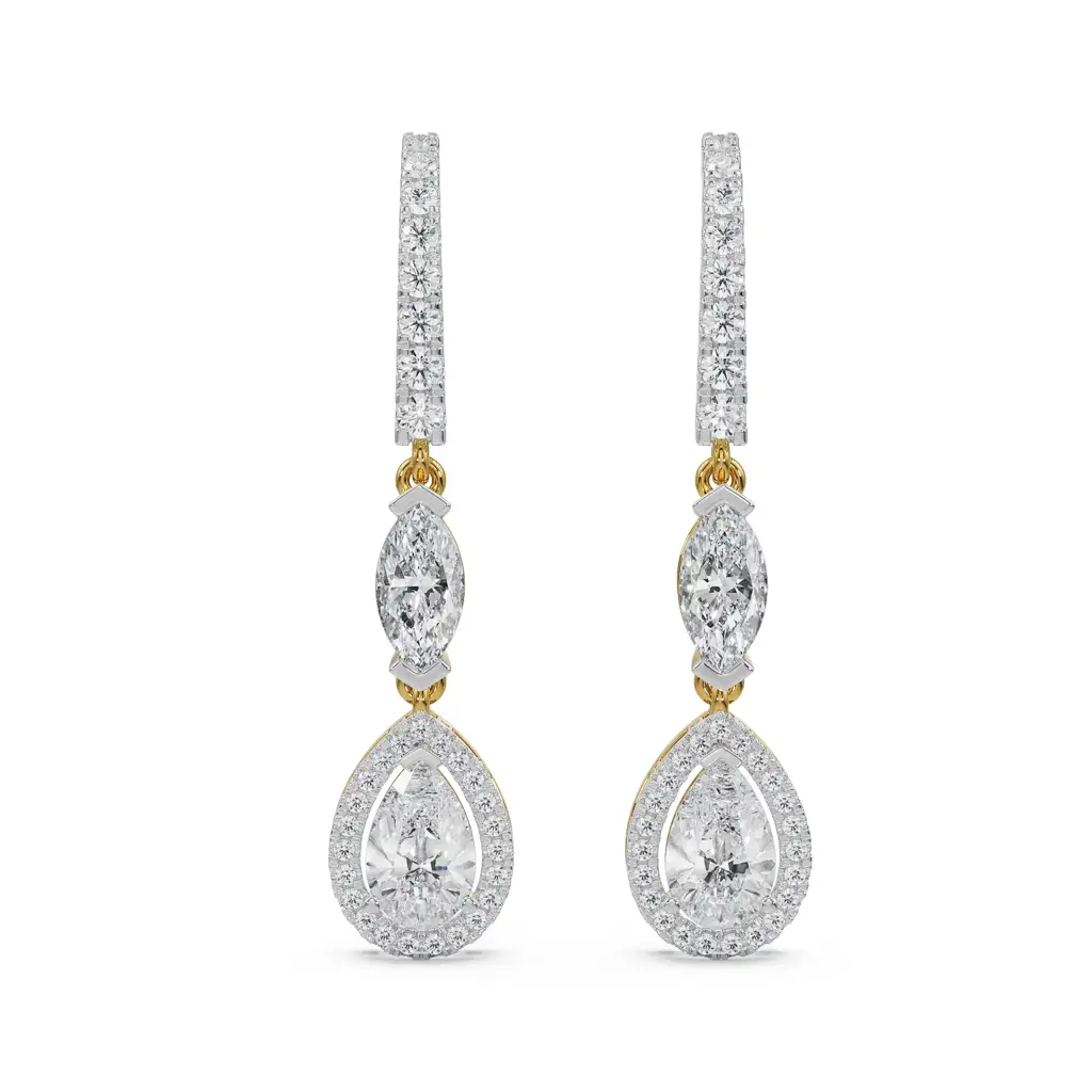 Euphoric Diamond Drop Earrings : E881