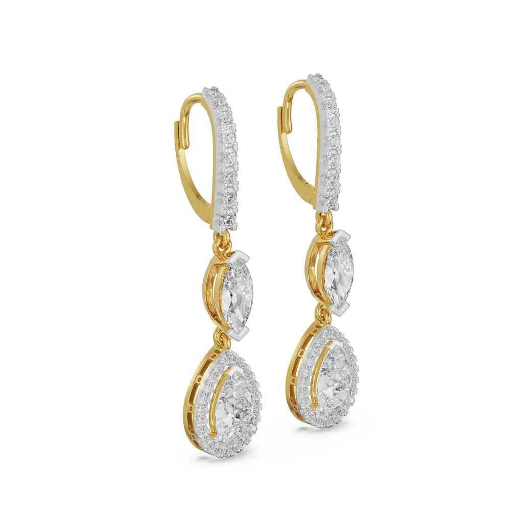 Euphoric Diamond Drop Earrings : E881
