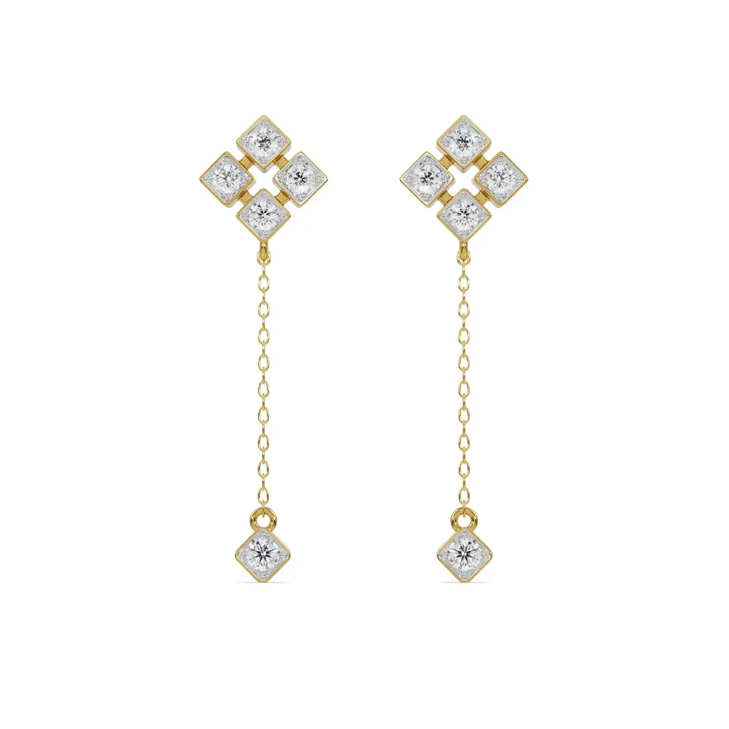 Gleaming Sui Dhaga Earrings : E884