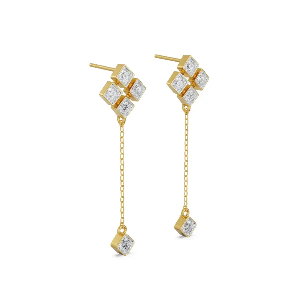 Gleaming Sui Dhaga Earrings : E884