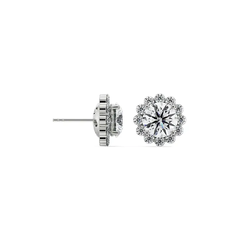 1 Ct Sunflower Detachable Diamond Studs : E937