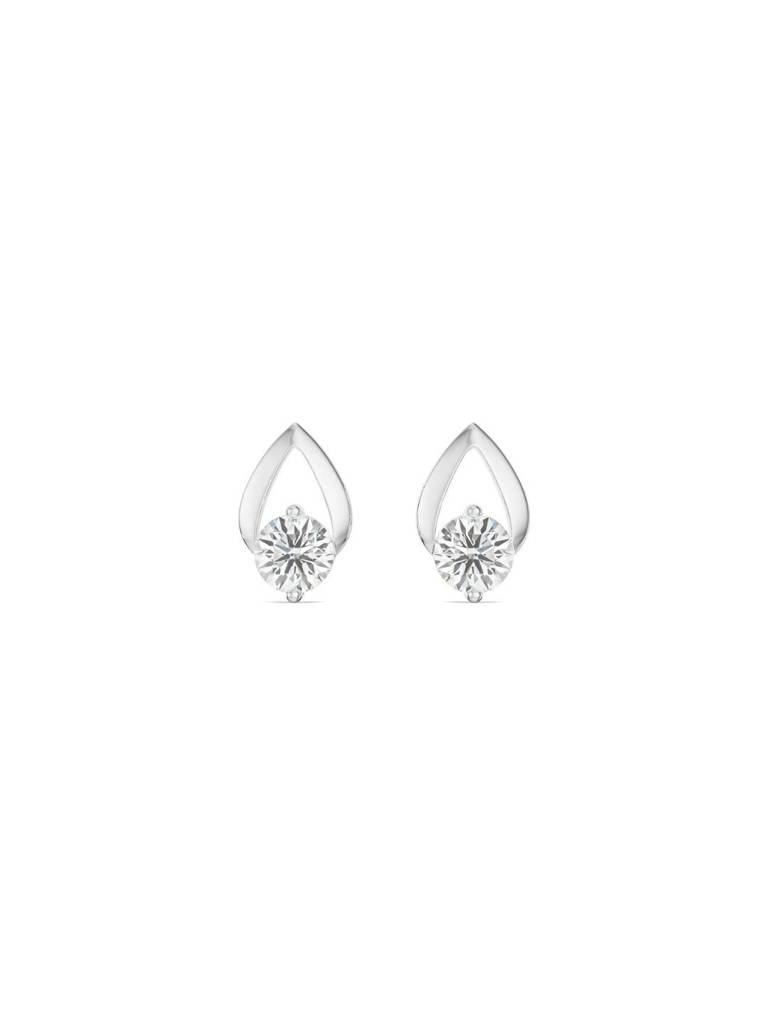 Shimmering Dainty Round Studs : E990