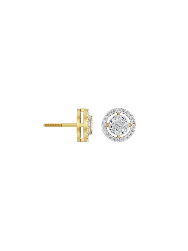 Glistening Diamond Studs : E995
