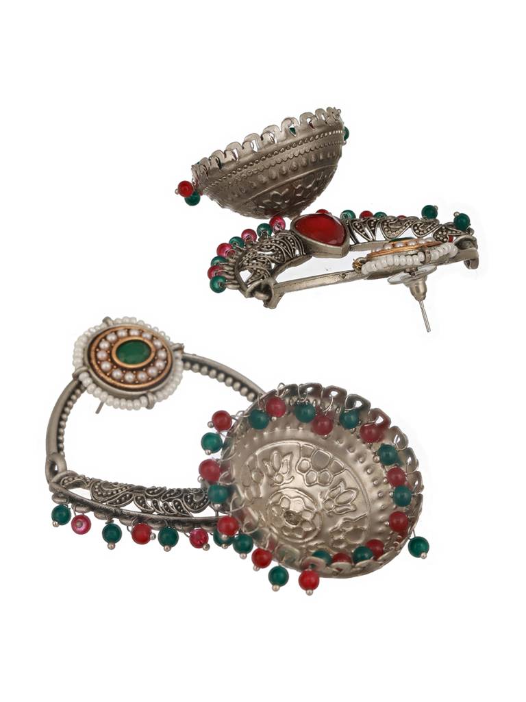 Women Contemporary Jhumkas Earrings : EAR-JS24-30275