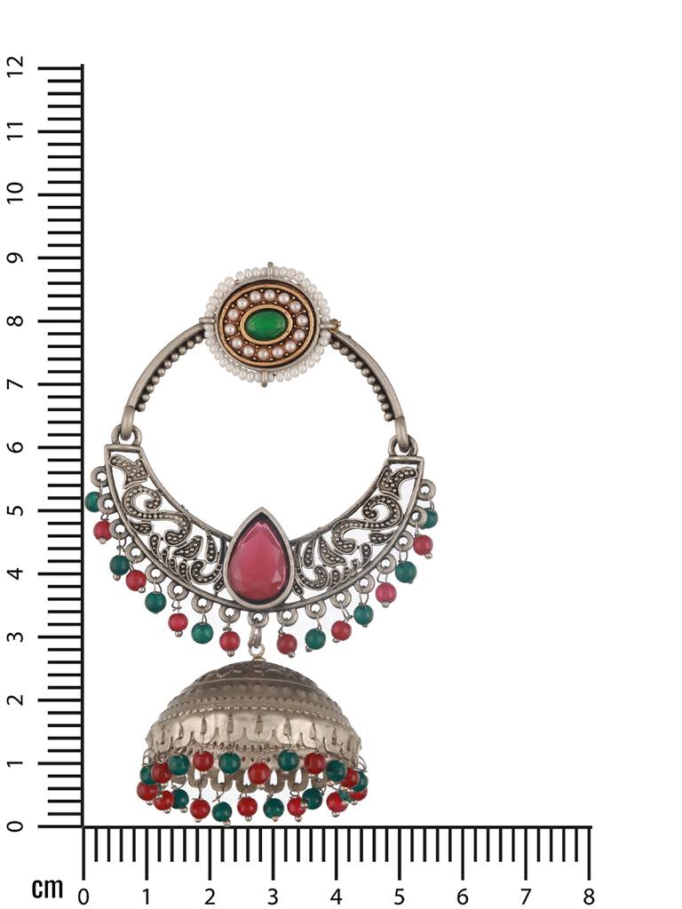 Women Contemporary Jhumkas Earrings : EAR-JS24-30275