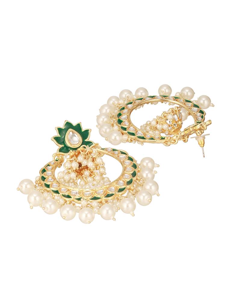 Contemporary Chandbalis Earrings : EAR-JS24-30339