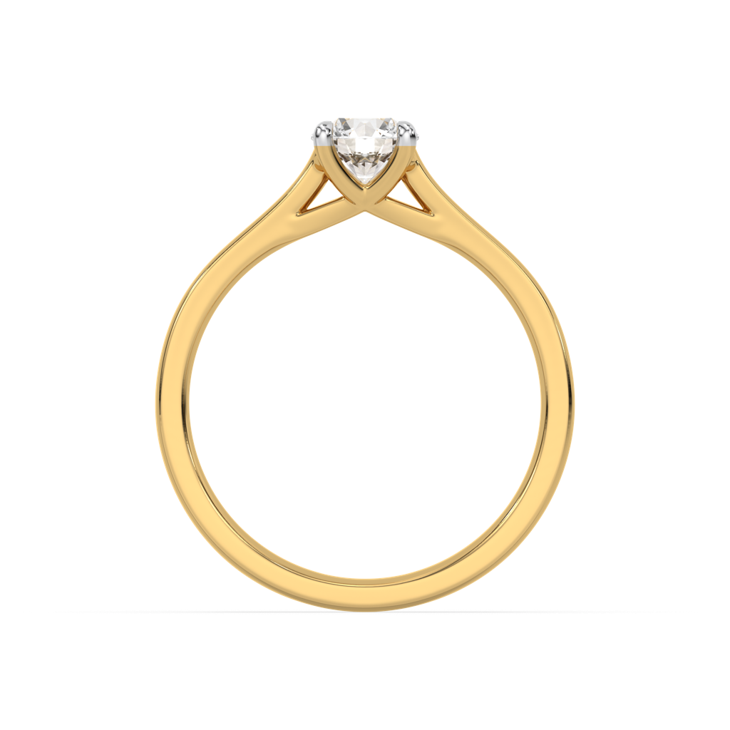 Classic - Lab Diamond Solitaire Ring : LLRG0157