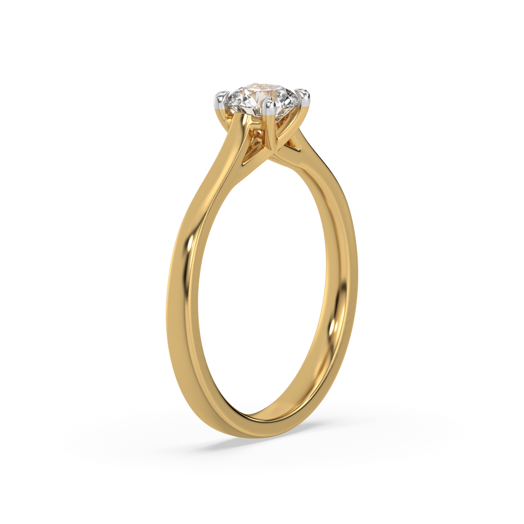 Classic - Lab Diamond Solitaire Ring : LLRG0157