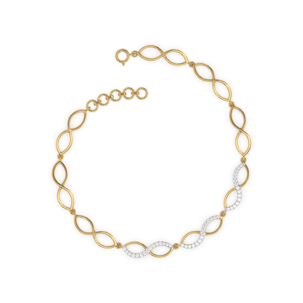 Infinity - Lab Diamond Tennis Bracelet : LLBR0107