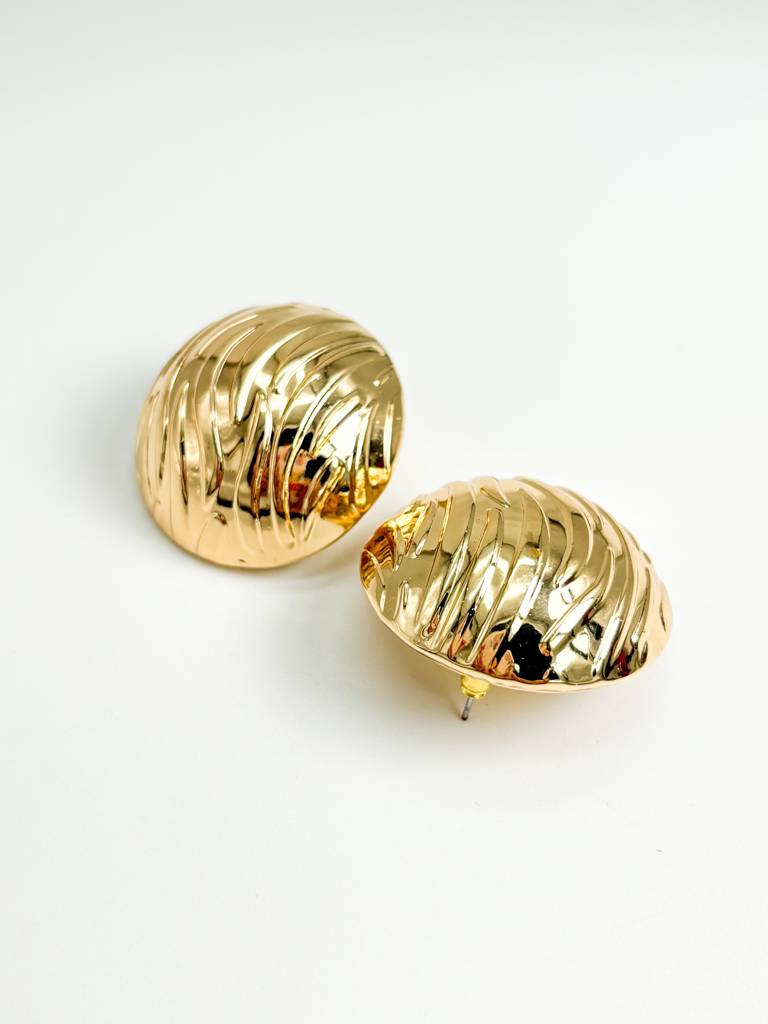 Vintage Couture Desert Sand Stud Earrings : E0009