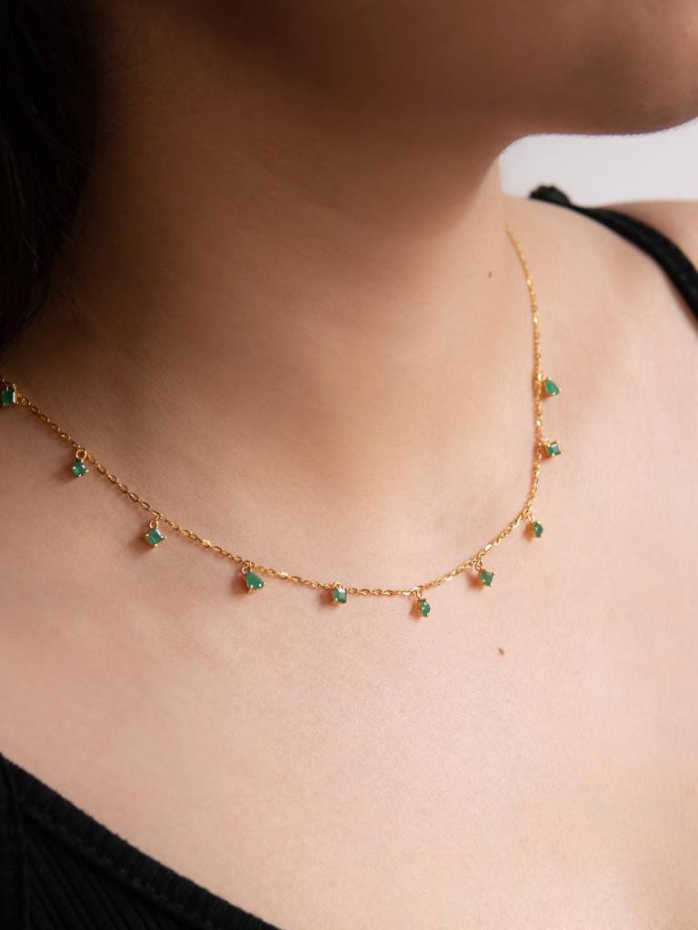 Stac Emerald Shape Necklace