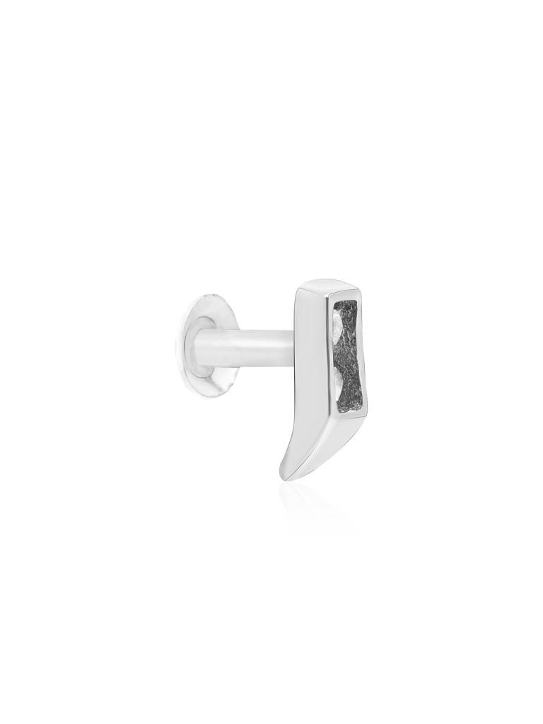 Classic Bar Silver Nose Pin : EFNP3294