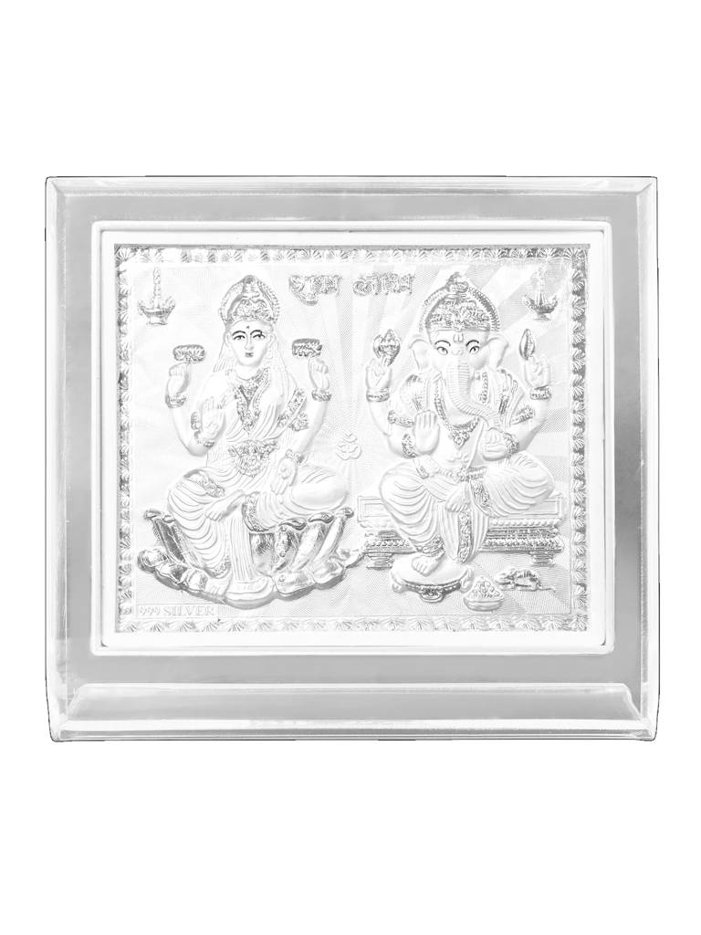 999 Silver Laxmi Ganesh Idol : EGFT21