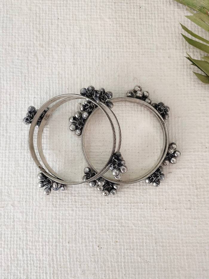 Grey Color Tribal Bangles - Ek-Sfbangle14 : EK-SFBANGLE14