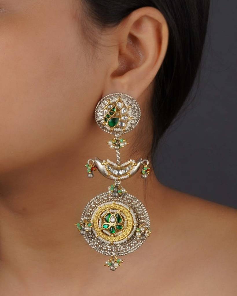Dhvani Bhanushali In Mortantra Earrings : EK-SFEAR316SL