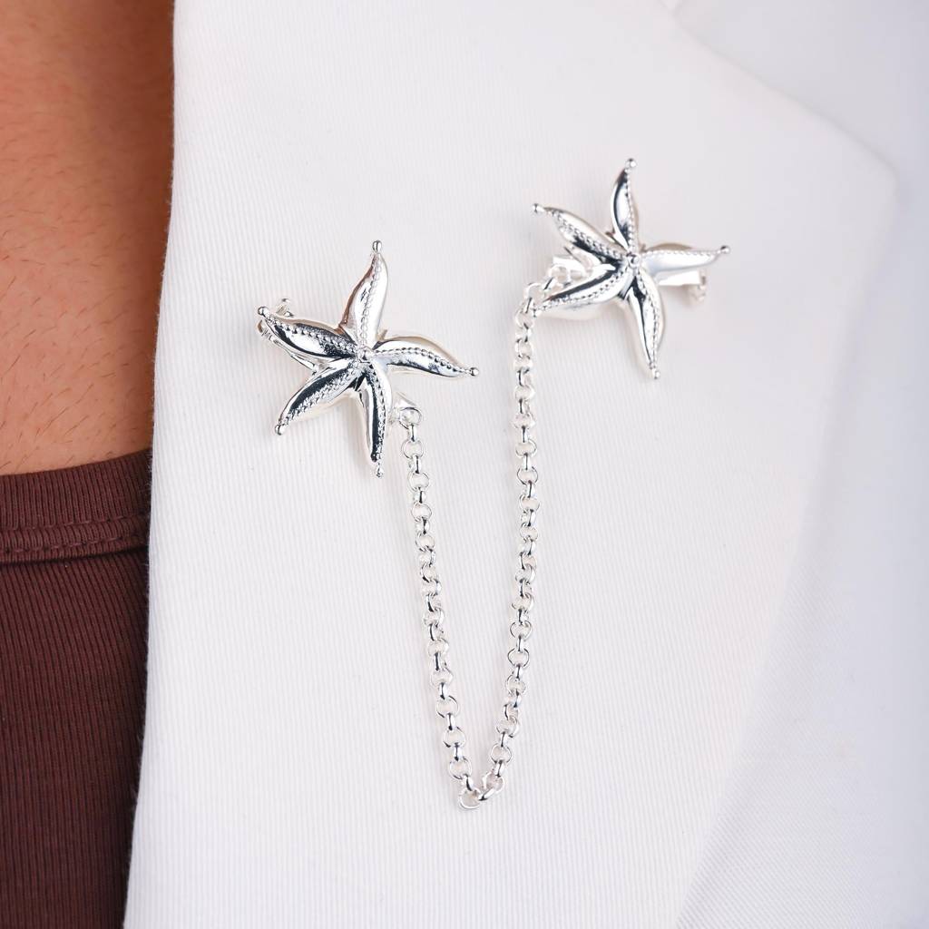 Sea Star Link Brooch