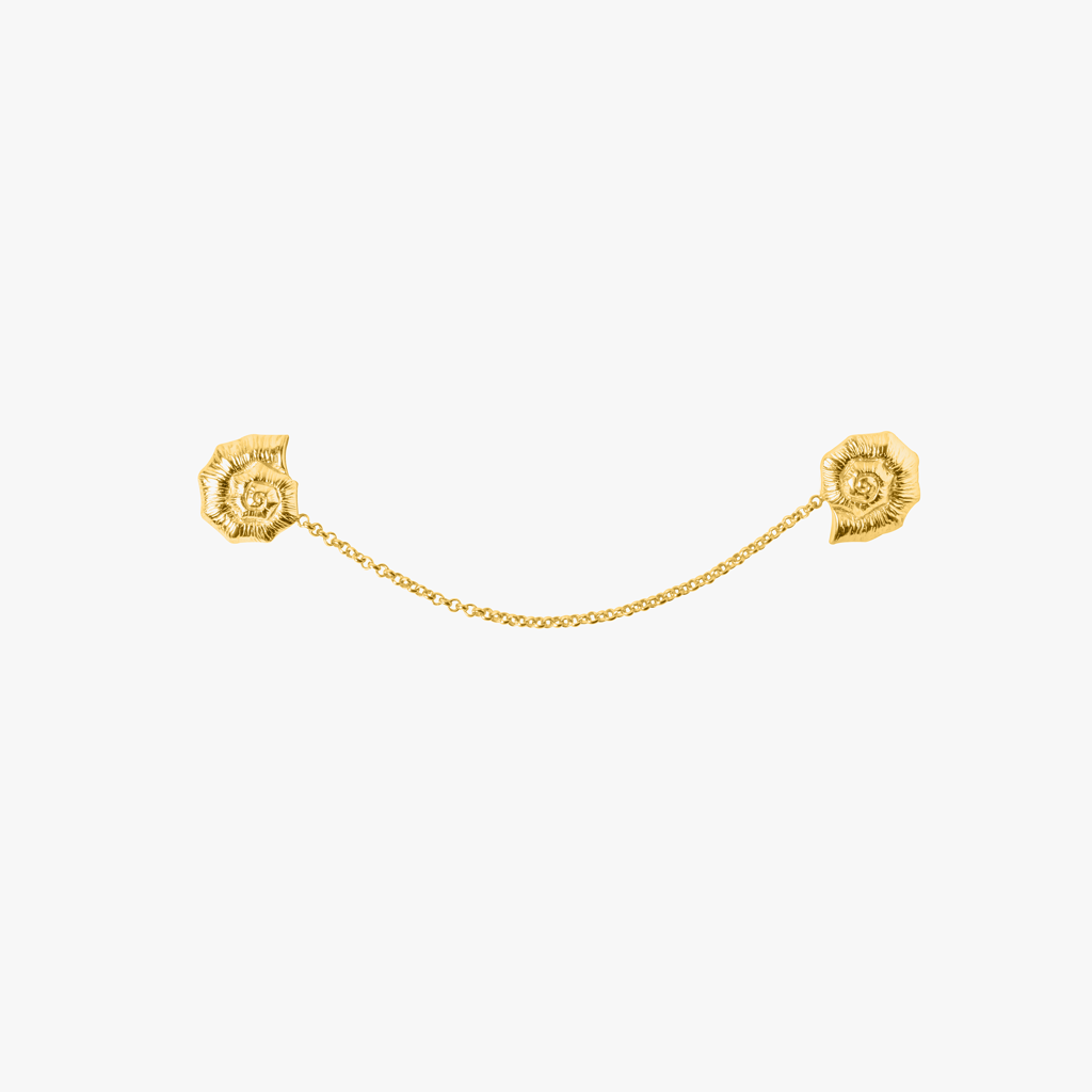 Knobbed Whelk Link Brooch