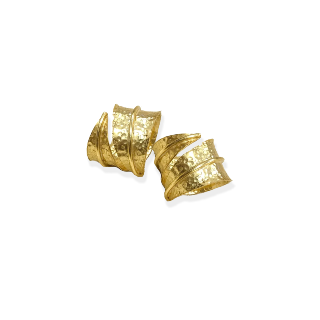 Noori Ring Gold Tone - Set Of 2
