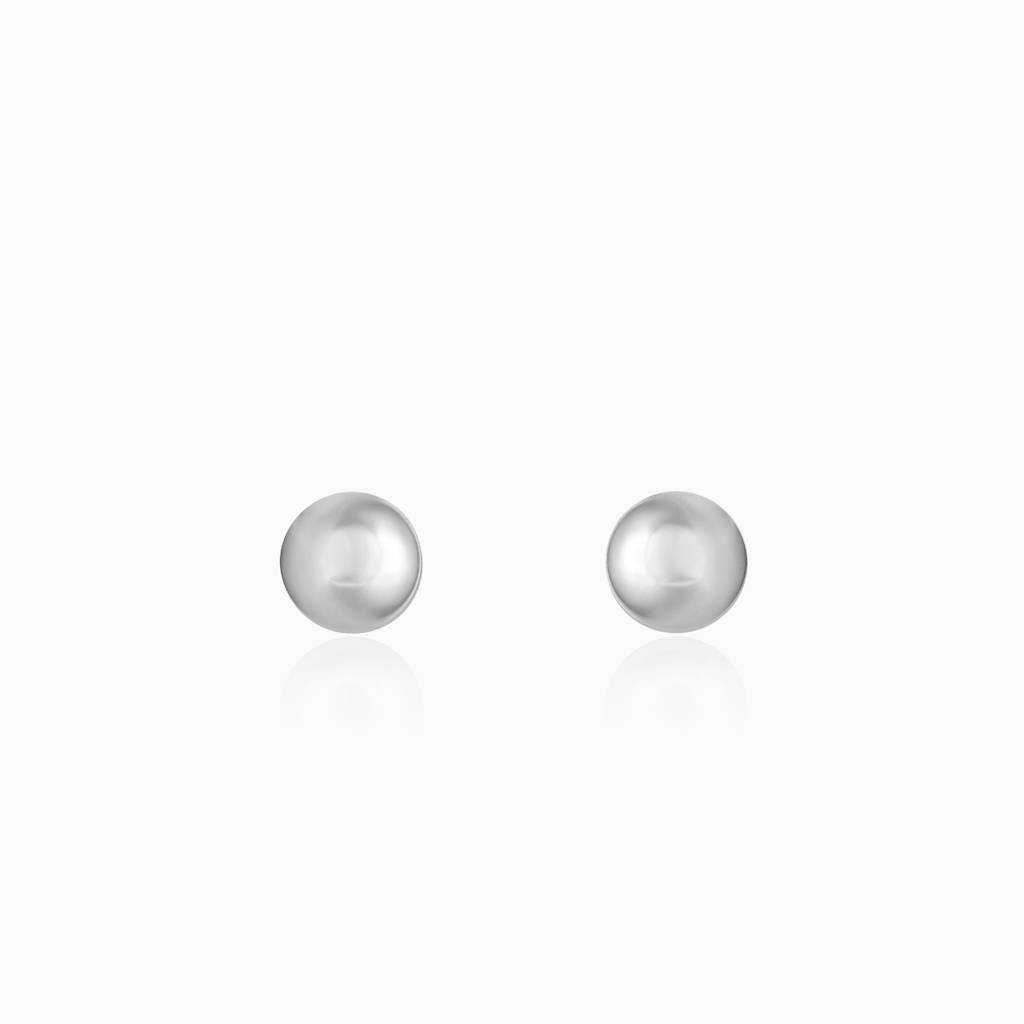 Silver Grey Pearl Earrings : ER002