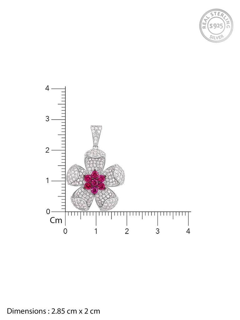 GIVA 925 Sterling Silver Curved Flower Set