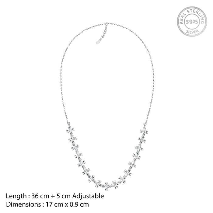 Giva 925 Sterling Silver Bedstraw Flower Set| Gifts For Women And Girls | With Certificate : PD01096ER01059