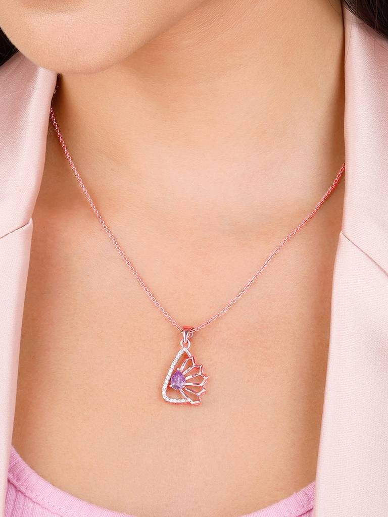 Giva 925 Sterling Silver Rose Gold Notre Dame Set