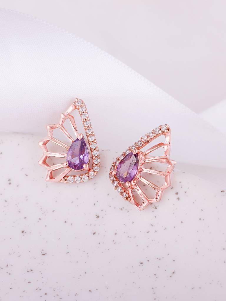Giva 925 Sterling Silver Rose Gold Notre Dame Set