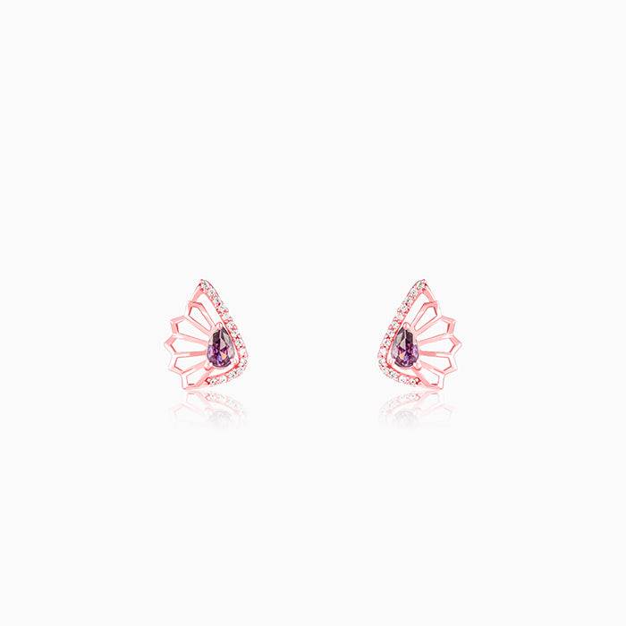 Rose Gold Notre Dame Earrings : ER01275