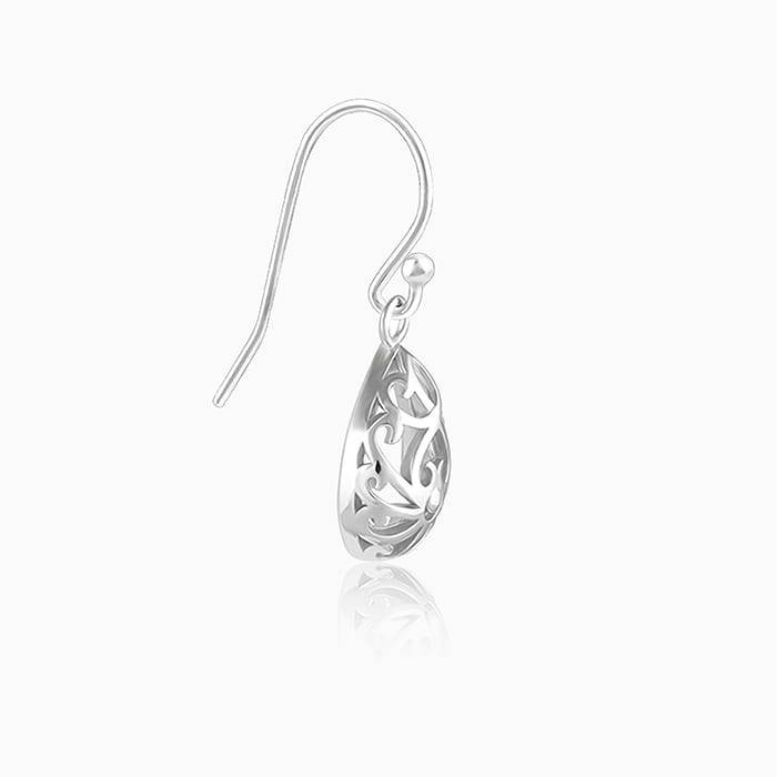 Silver Filigree Earrings : ER0128