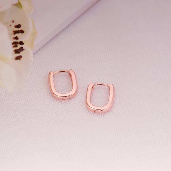 Rose Gold Loopy Hoop Earrings | Rose Gold Loopy Hoop Earrings · Eternz