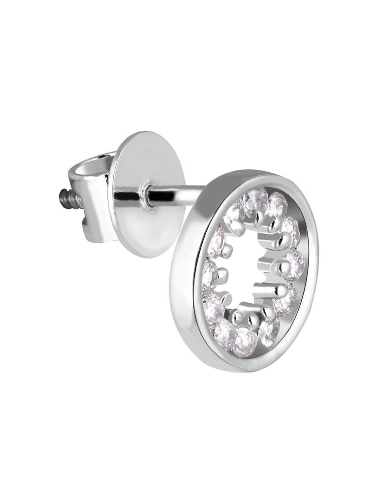 GIVA 925 Sterling Silver Hollow Zircon Studded Earrings